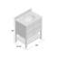 Ensemble de meuble-lavabo simple 30 po Amyra-1433321203