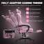 Metro Lane Adjustable Swiveling PC & Racing Game Chair-410998934