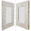 Miroir à feuilles sculptées