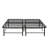 Full Size Metal Mattress Foundation Bed - Black, Construction For Durability, Support, Extra Under Storage, Easy Assembly Required Platform Base & , Supports Well, No Box Spring Needed, Has-790322006