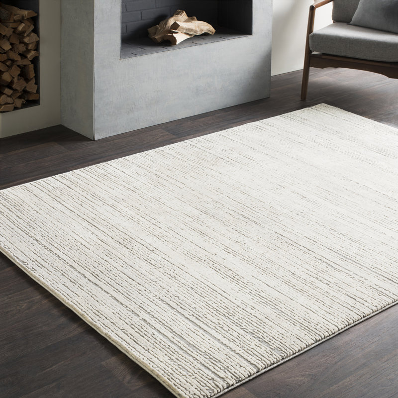 Bridgeton Gray Sleek Area Rug, Square 7'10"