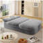 Canapé 78,7 "moderne 2 en 1 pliable avec couverture fonctionnelle et 2 coussins moelleux, canapé en velours côtelé moelleux confortable, canapé-lit convertible, canapé à siège profond pour salon, chambre à coucher-331658915