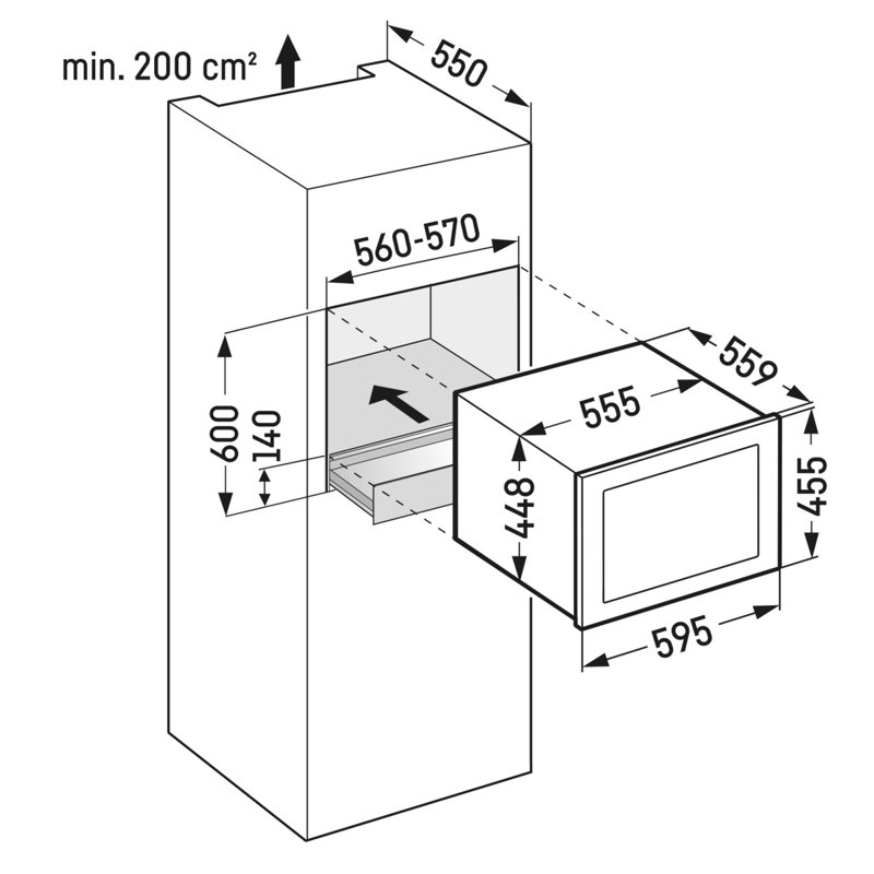 Built-In Wine Storage Cabinet