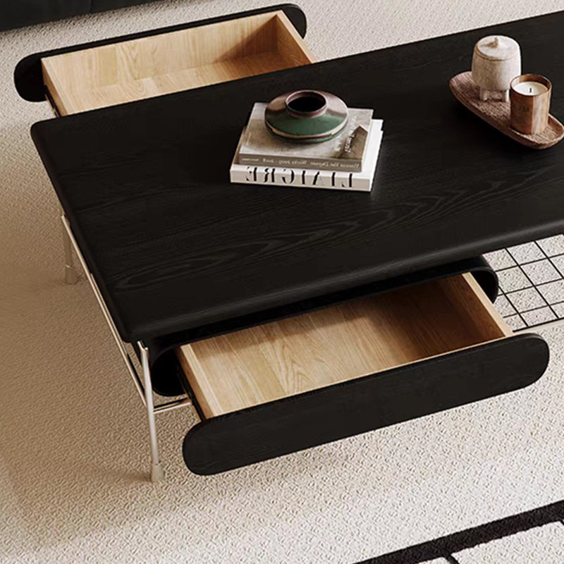 Table basse créative rétro, H 15,74 po x L 43,3 po x l 23,62 po