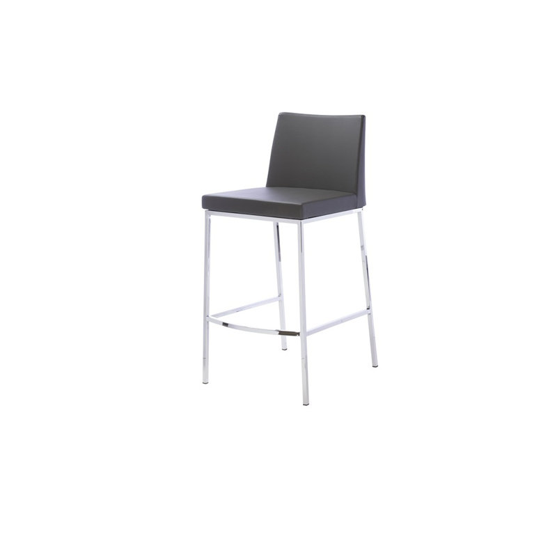 Steel Accent Stool, Black