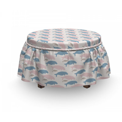 Housse pour repose-pieds sea animaux
