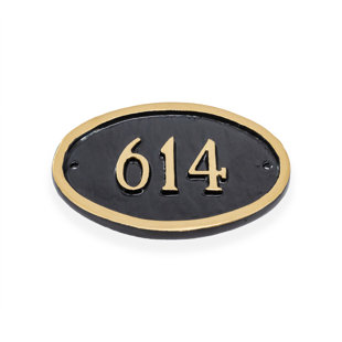 Plaque d'adresse classique Classic