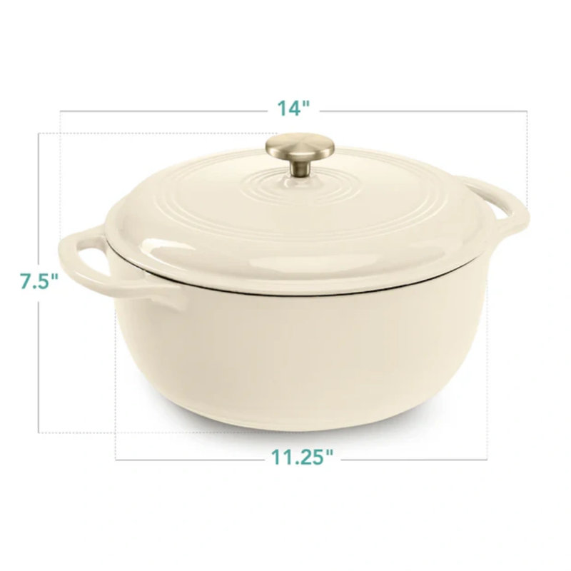 Dutch Oven- 6Qt, Vanilla Buttercream