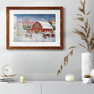 Anticipating Christmas, reproduction d'art encadrée