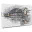 Sydney Harbour Bridge Australia in Abstract - Wrapped Canvas Drawing - Wrapped Canvas-55337327