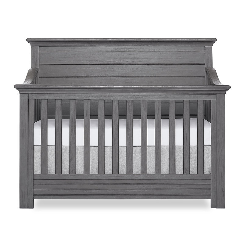 Waverly GREENGUARD Gold Certified 4 -in-1 Convertible Crib, Rustic Gray