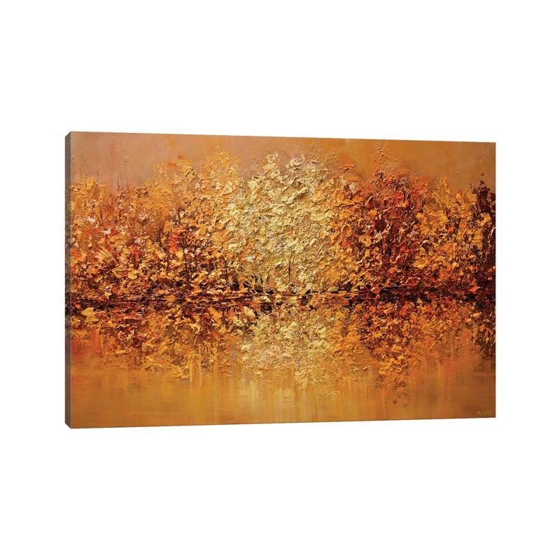 Orange County by Osnat Tzadok - Painting on Canvas, 101.6 cm H x 66.04 cm W x 1.91 cm D, No Framed