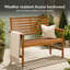Alize Solid Wood Acacia Outdoor Bench