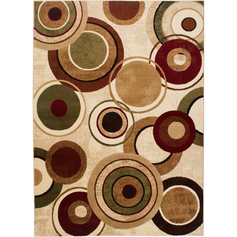 Amalyn Geometric Indoor Rug, Rectangle 5'2" x 7'2"