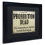 «Prohibition» par Jadaya, art textuel encadré-20095083-70649978-20095084