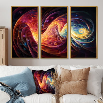 Ensemble de décoration murale Creight - Waves