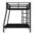 Metal Full XL Over Queen Bunk Bed for Teens and Adults