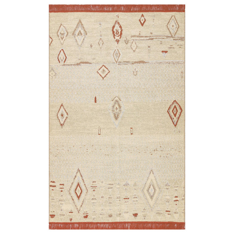Selina Cotton Flatweave Area Rug, Runner 203.2 x 762cm