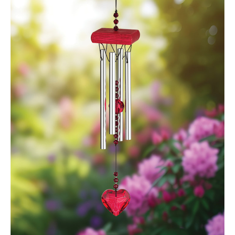 Carillon cristal - rouge