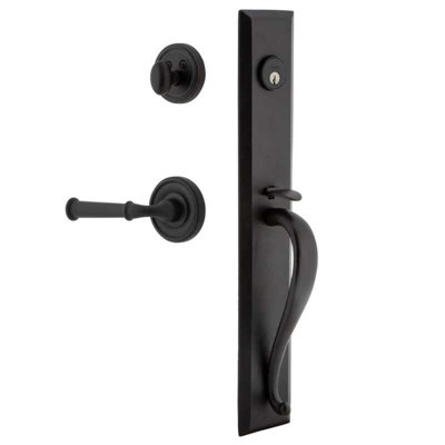 Ensemble de poignées monobloc en fer Ageless avec poignée en A et rosette Loch et levier pour canon