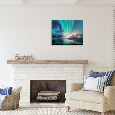 "Stupell Industries Northern Lights", reproduction d'art sur toile par Incado