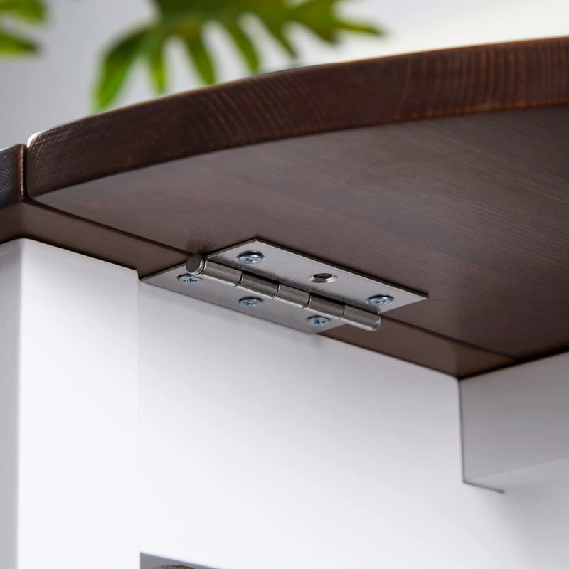 Table de salle à manger extensible pliante en pin, brun, laqué, convient aux réunions de famille dans de petits espaces avec finition laquée à abattants, appartement confortable pour 4 à 6 personnes