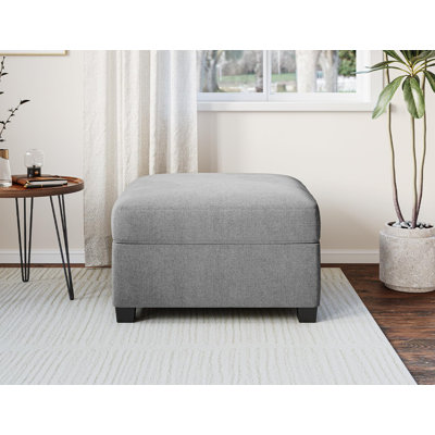 Square Ottoman Module With Storage,Modular Sectional Sofa Ottoman For Living Room
