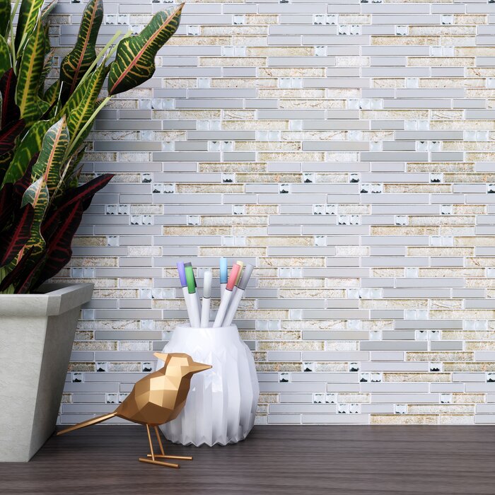 Supreme Tile Galaxy Micro-Beveled Linear Mosaic Wall Tile & Reviews ...