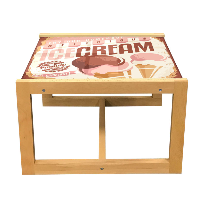Jalanna Trestle Coffee Table, 40cm H x 46.5cm W x 62cm D