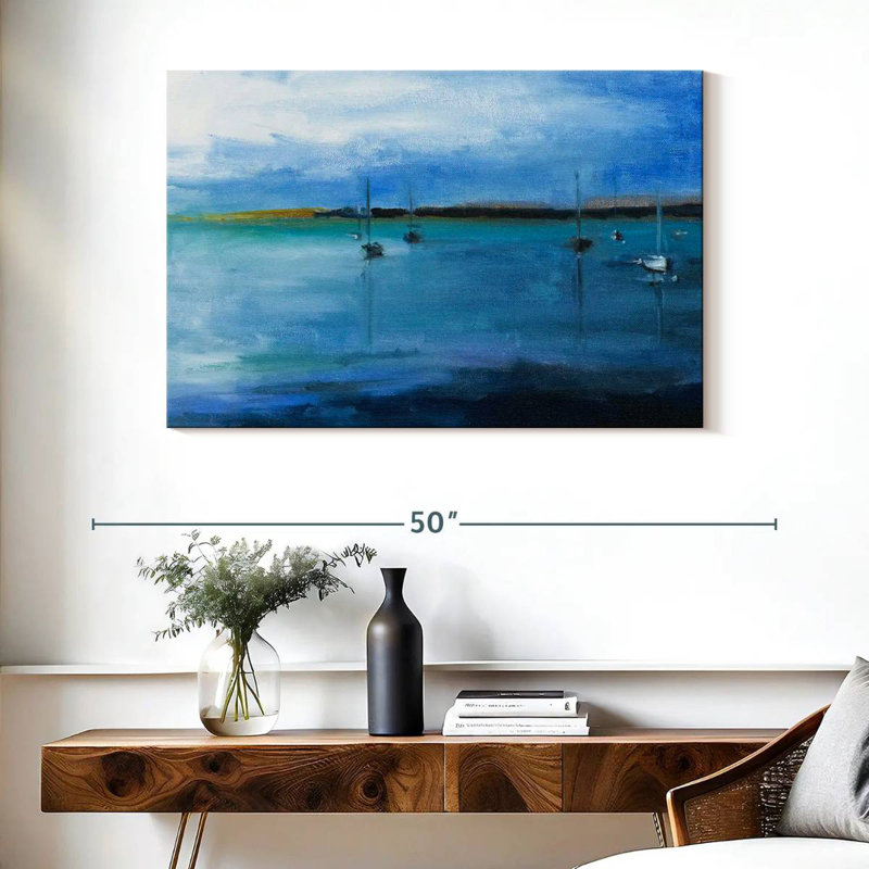 Gillard White Fish Bay, H 26 po x l 39 po