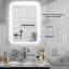 Rectangle Wall Makeup / Shaving Mirror-1248584132
