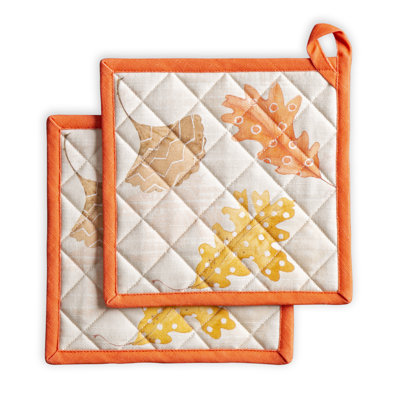 Maison D' Hermine Paisley Linen Potholder Set