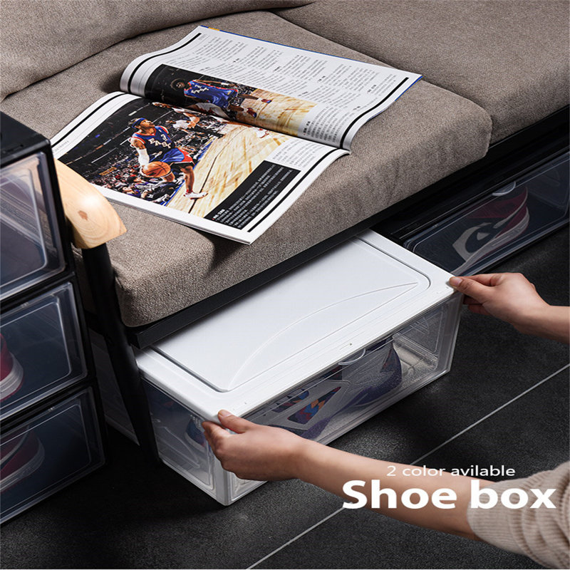 Boîte de rangement pour chaussures Aj, Blanc