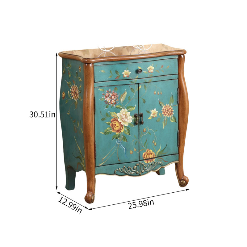 Armoires décoratives en bois peintes