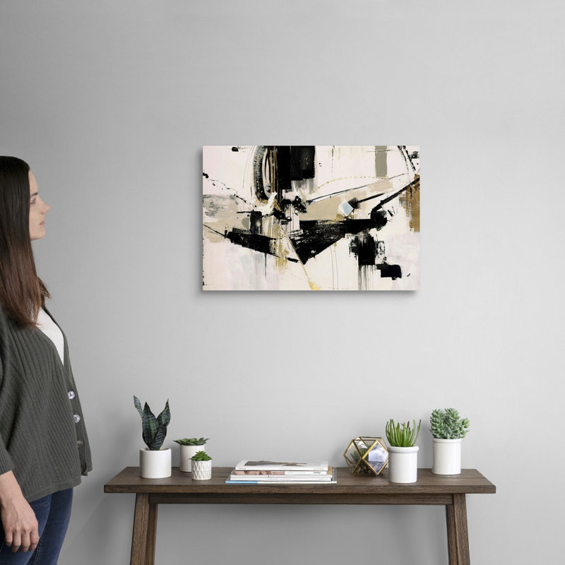 «Perfect Collaps» par Kari Taylor - reproduction d'art sur toile, H 16 po x l 24 po x P 1,25 po, Toile tendue