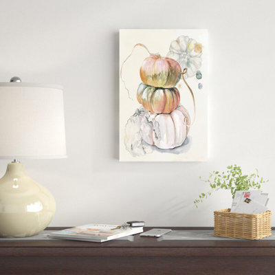 «Harvest Pumpkins I» par Jennifer Paxton Parker - impression sur toile tendue