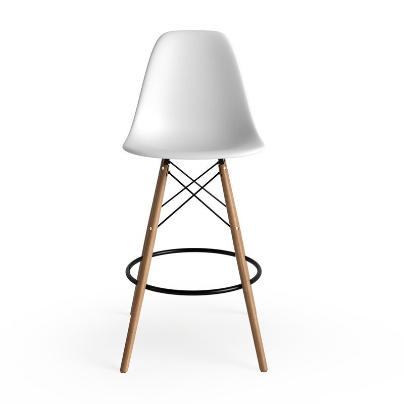 Tabouret de comptoir Honey-Mai Eiffel, Blanc