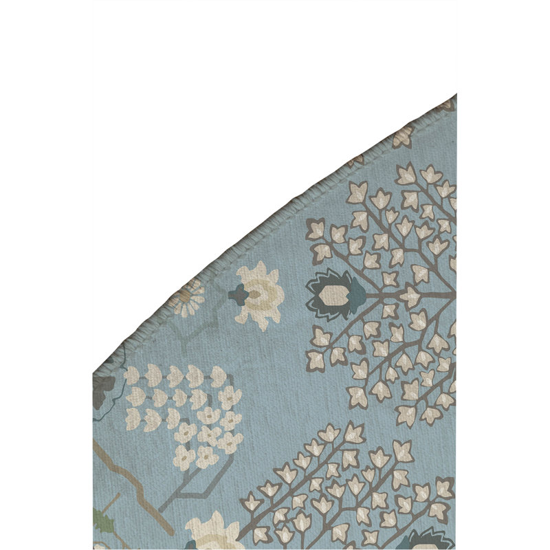 Tilly Non Slip Outdoor Rug, Round 5'
