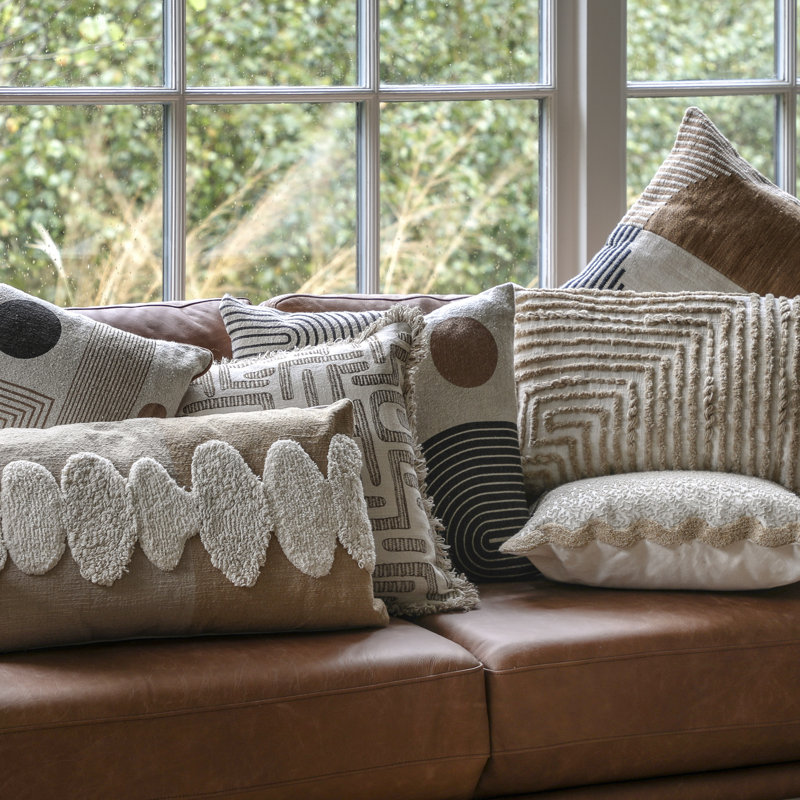 Frankie Gray Square Cushion