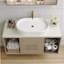 Meuble-lavabo de salle de bain 22,8 po