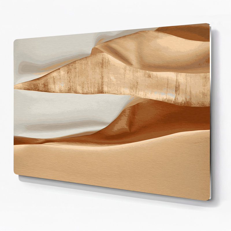Minimalisme 16, art mural en métal brun