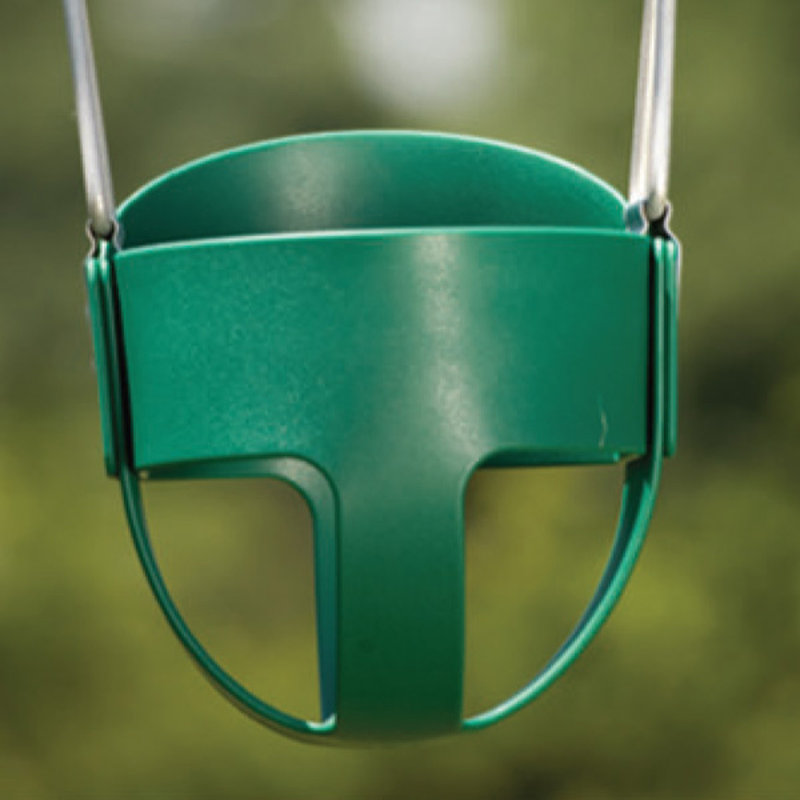 Balançoire en plastique avec chaînes, Vert