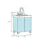 Ensemble de meuble-lavabo simple 37 po Sisco-1125439877