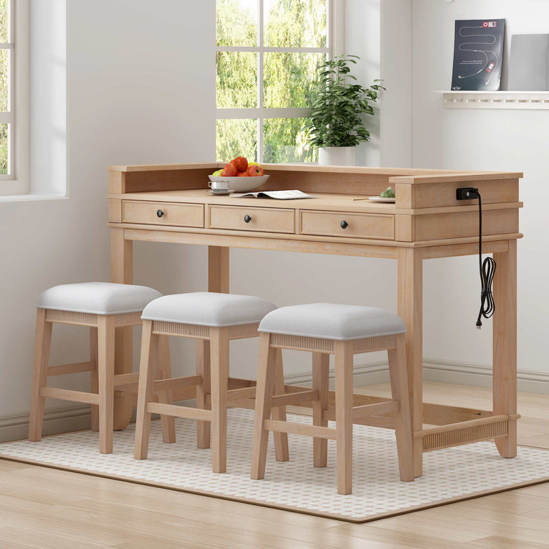Dining Table Set, Natural