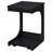 Ralston C-Shaped Lift-Top Sofa Side Table With Casters Black-1913109843