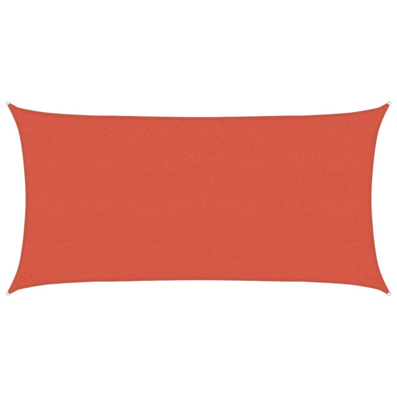 Dakota Fields 450cm W x 250cm D Plastic Cover Retractable Freestanding Awning, Terracotta