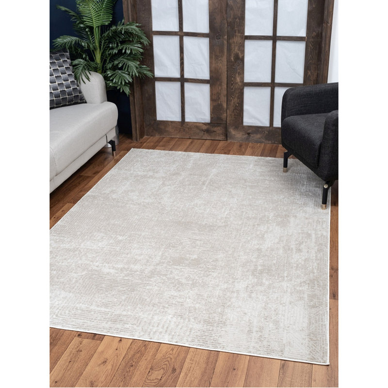 Area Rug, Beige, Rectangle 2' x 3'