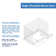 SlimLine 60" W x 32" D Single Threshold Shower Base