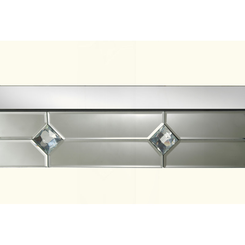 Console miroir et faux strass (assemblée)
