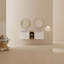 Meuble-lavabo à fermeture en douceur 60 po avec lavabo et petites tablettes de rangement